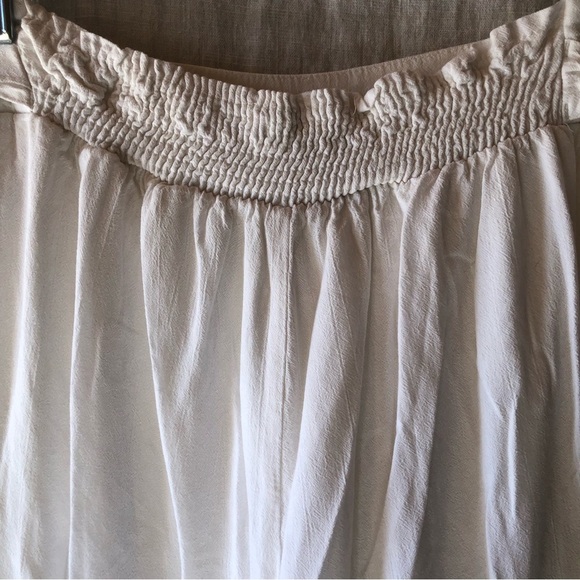 Amuse Society wide leg lined flowing boho pants front tie elastic waist size S - Picture 7 of 11